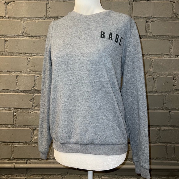 shein babe sweatshirt